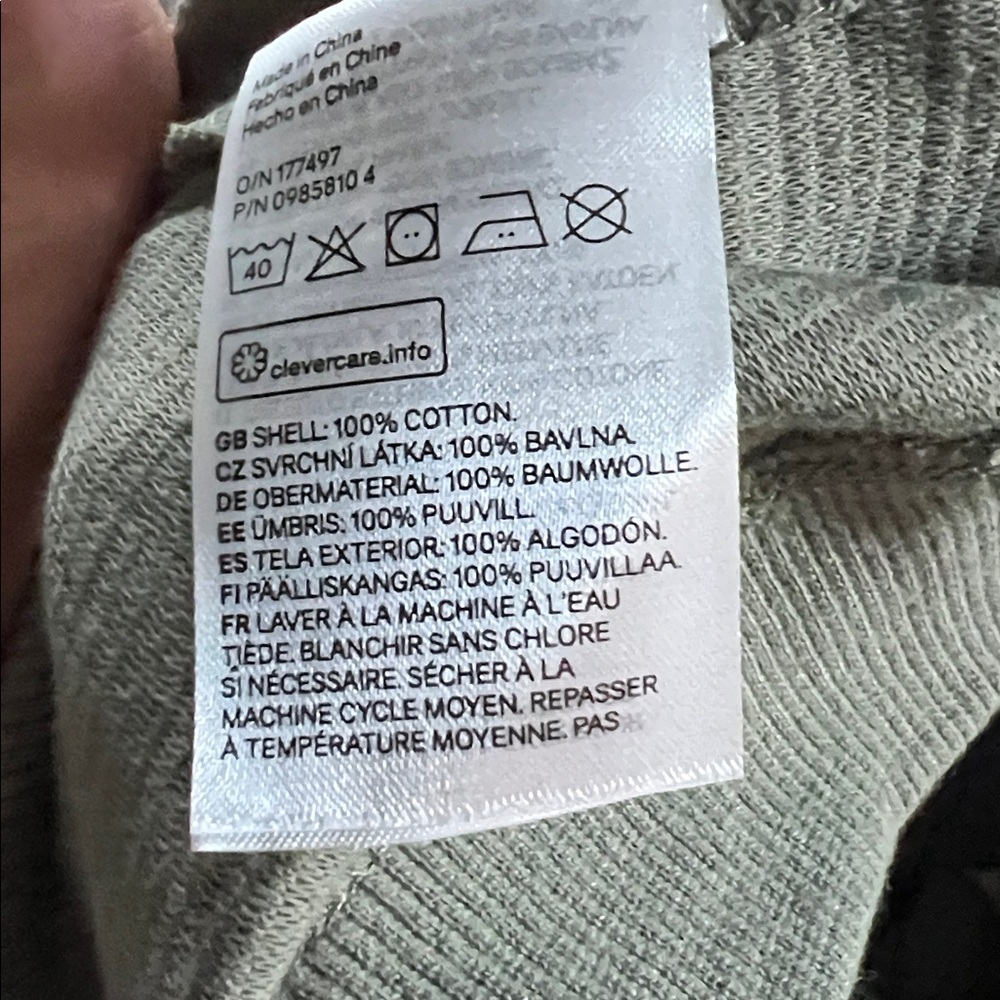 H&M Green Ribbed Sweatshirt 4T - Picture 5 of 5